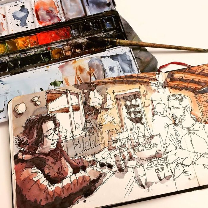 Block para acuarelas A4 - Hahnemuhle - Watercolour book - Imagen 4
