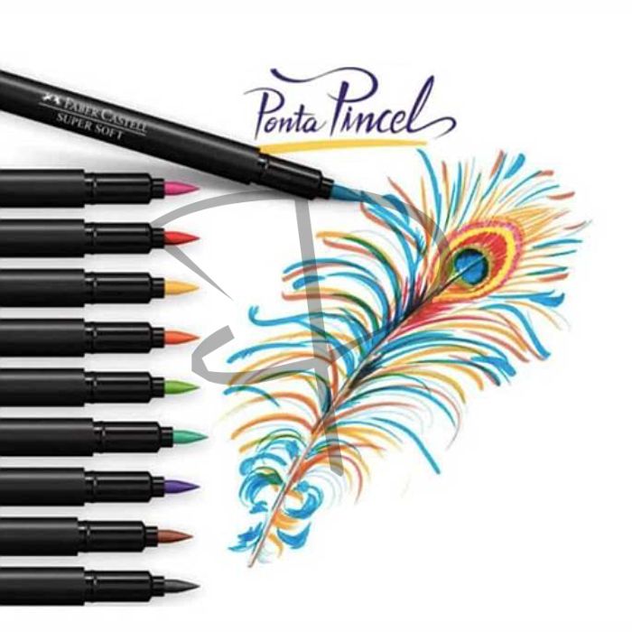 Plumones a base de agua - Faber Castell Supersoft - 50 unidades - Imagen 2