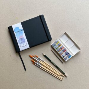 Block mini para acuarela - Bocettos premiun acuarelable - 300 gr