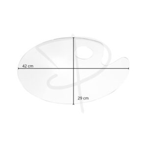 Alternative view of Paleta acrilica plana 42 x 29 cm
