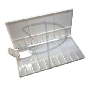 Paleta de pintura plegable de plastico
