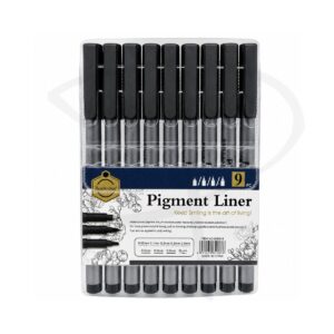 Set de Estilografos - Keep Smiling Pigment Liner - 9 unidades