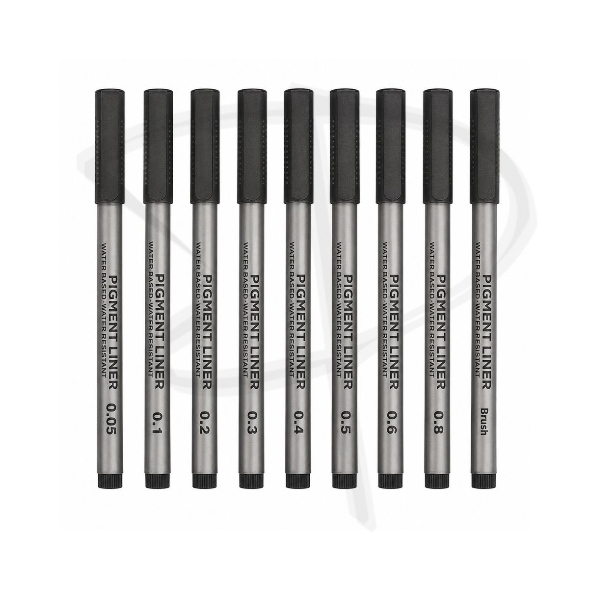 Set de Estilografos - Keep Smiling Pigment Liner - 9 unidades - Imagen 2