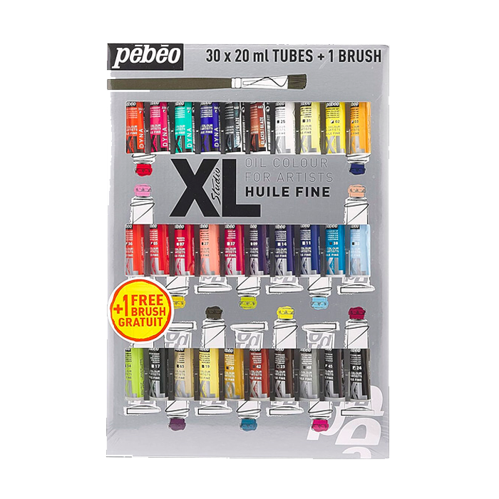 Pintura oleo - Pebeo XL Studio Oil - 30 unidades, 30 x 20 ml