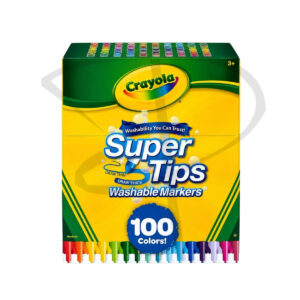 Plumones a base de agua - Crayola SuperTips - 100 unidades