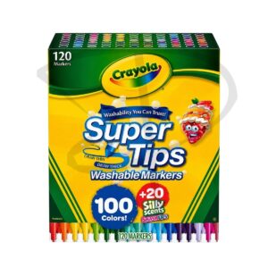 Plumones a base de agua - Crayola SuperTips - 120 unidades