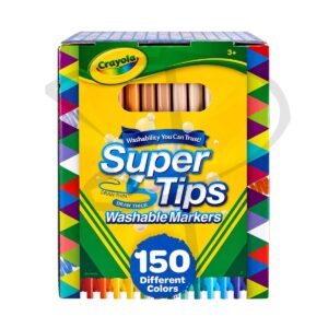 Plumones a base de agua - Crayola SuperTips - 150 unidades