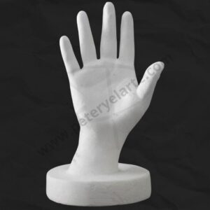 Busto de yeso - Mano de mujer