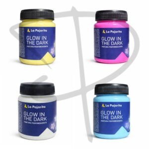 Pinturas Acrilicas fosforescente - La Pajarita - 75 ml