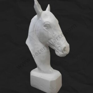 Busto de yeso - Caballo