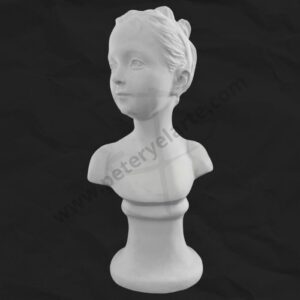 Busto de yeso - Niña