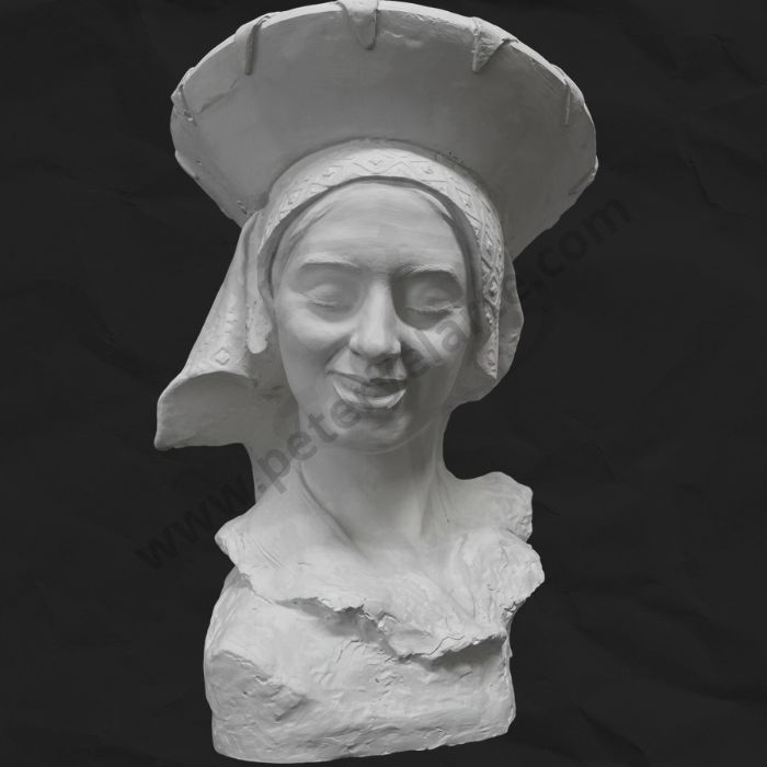 Busto de yeso - Ñusta