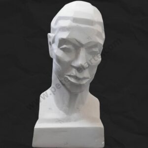 Busto de yeso - Hombre facetado 4