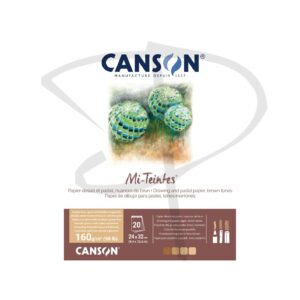 Block para dibujo hojas tonos marron - Canson mi teintes - 160 g