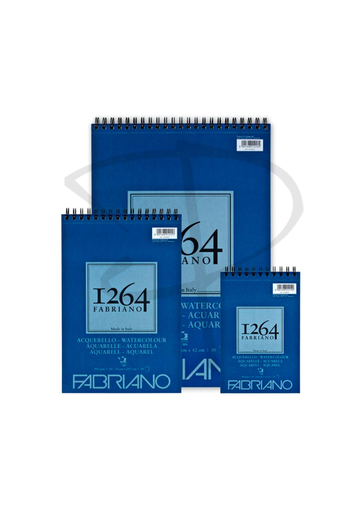 Block para acurela - Fabriano 1264 Watercolour - 300 g
