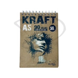 Block para dibujo - Global Art Kraft - 14.8 x 21 cm, 90 g