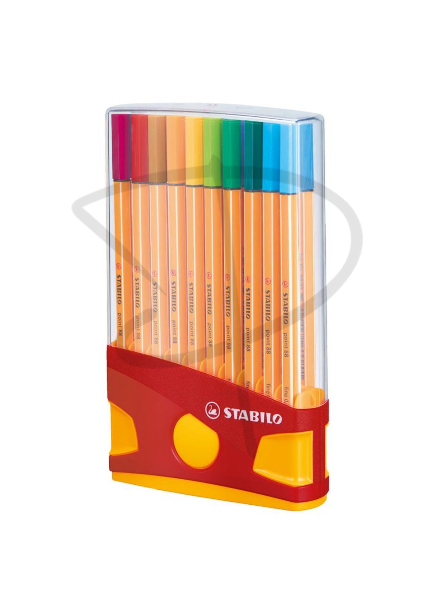 Plumones FineLiner con estuche – Stabilo Point 88 – 25 unidades