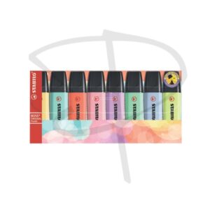 Resaltadores tonos papel – Stabilo Boss Original Pastel – 8 unidades