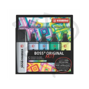Resaltadores tonos frios – Stabilo Original Arty – 5 unidades