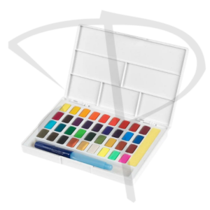 Alternative view of Acuarelas en pastilla - Faber Castell - 36 unidades