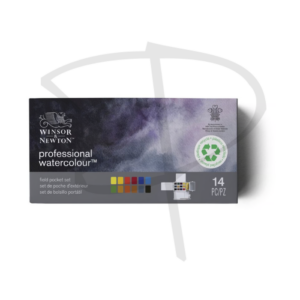 Acuarelas en pastilla profesional - Winsor & Newton - 14 unidades