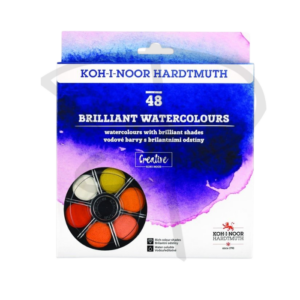 Acuarelas en pastilla - Koh I Noor - 48 unidades