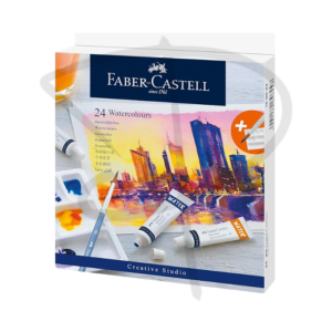 Acuarelas en tubo - Faber Castell - 24 unidades, 9ml