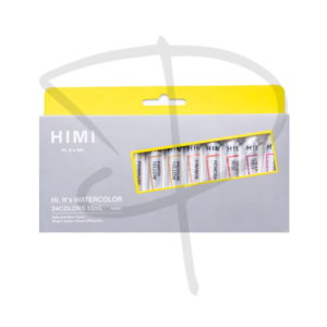Acuarelas en tubo - Himi - 24 unidades, 12ml