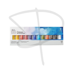 Acuarelas en tubo profesional - Winsor & Newton Cotman - 12 unidades, 8 ml