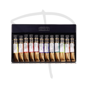 Alternative view of Acuarelas en tubo profesional - Mission Mijello - 12 unidades, 7 ml