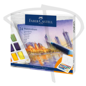 Acuarelas en pastilla - Faber Castell - 24 unidades