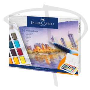 Acuarelas en pastilla - Faber Castell - 36 unidades