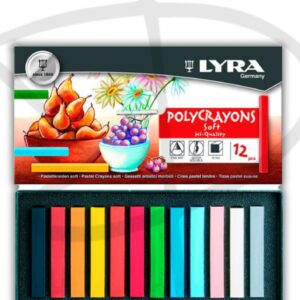 Tiza pastel – LYRA – 12 Unidades