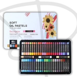 Oleos pastel caja de metal – Giorgione – 48 unidades