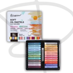 Oleos pastel caja de metal – Giorgione – 24 unidades