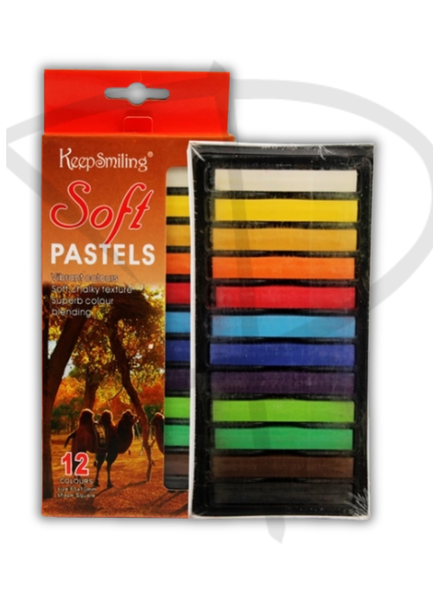 Tiza pastel – Keep Smiling Soft Pastels – 12 unidades