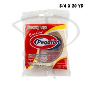 Cinta masking tape – Pegafan – 3/4 x 20yd