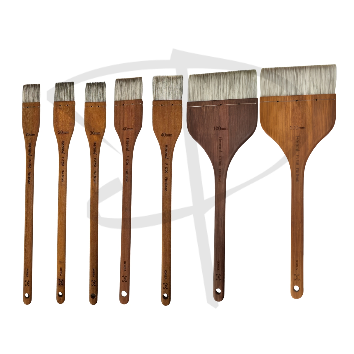 Brochas de pelo de cabra mango largo - Herend F 1700