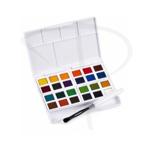 Alternative view of Acuarelas en pastilla – Derwent Watercolour Set - 24 unidades