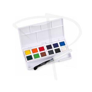 Alternative view of Acuarelas en pastilla - Derwent Watercolour Set - 12 unidades