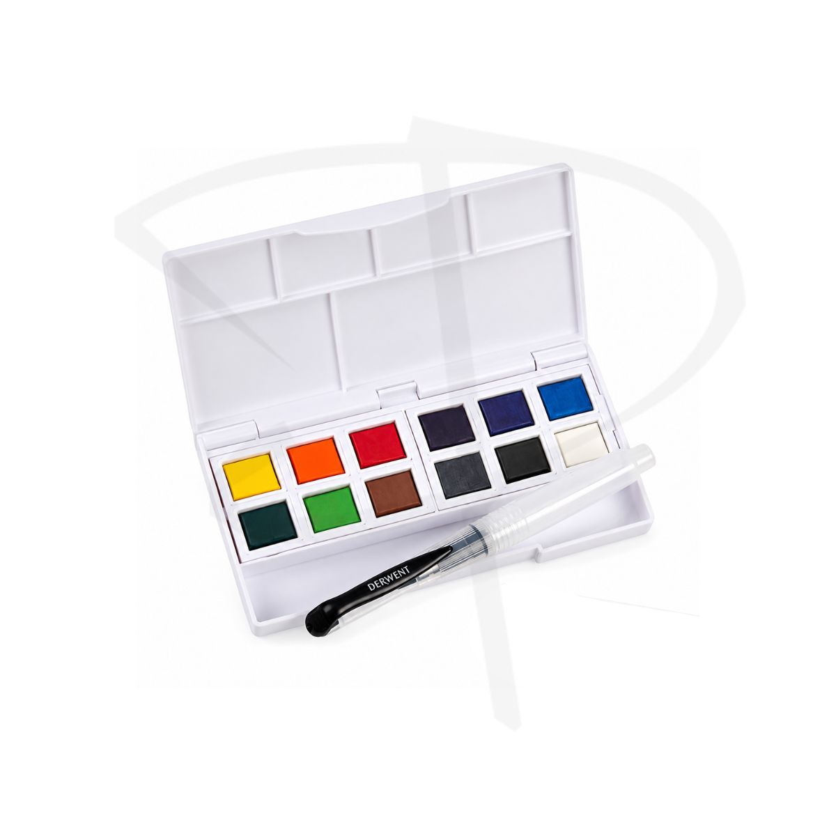 Acuarelas en pastilla - Derwent Watercolour Set - 12 unidades - Imagen 2