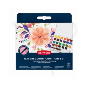 Acuarelas en pastilla – Derwent Watercolour Set - 24 unidades