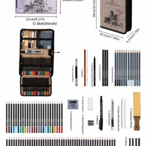 Alternative view of Set completo de dibujo - Giorgione Art Sketching - 105 unidades