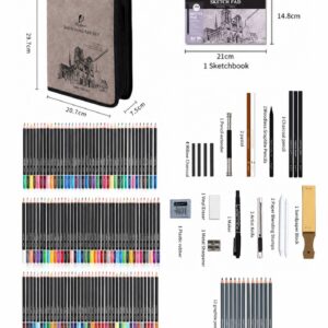 Alternative view of Set completo de dibujo - Giorgione Art Sketching - 148 unidades