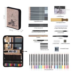 Alternative view of Set completo de dibujo - Giorgione Art Sketching - 57 unidades