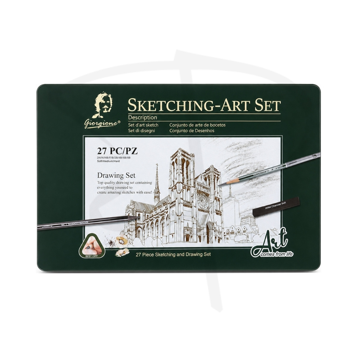 Set de dibujo - Giorgione - 27 unidades