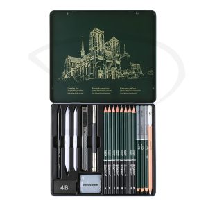 Alternative view of Set de dibujo - Giorgione - 19 unidades