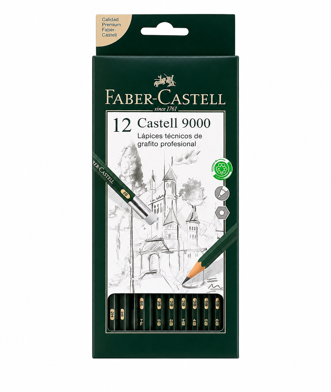 LAPIZ TECNICO FABER CASTELL X 12 und