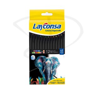 Colores supersoft - Layconsa - 12 unidades