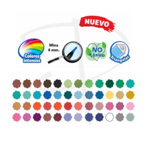 Alternative view of Colores supersoft - Layconsa - 48 unidades